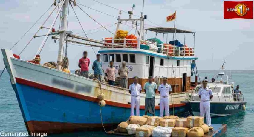 தெற்கு கடலில் 6 சந்தேகநபர்கள் கைது